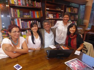 NW with Guatemalan Poets and Writers after reading, Guatemala City